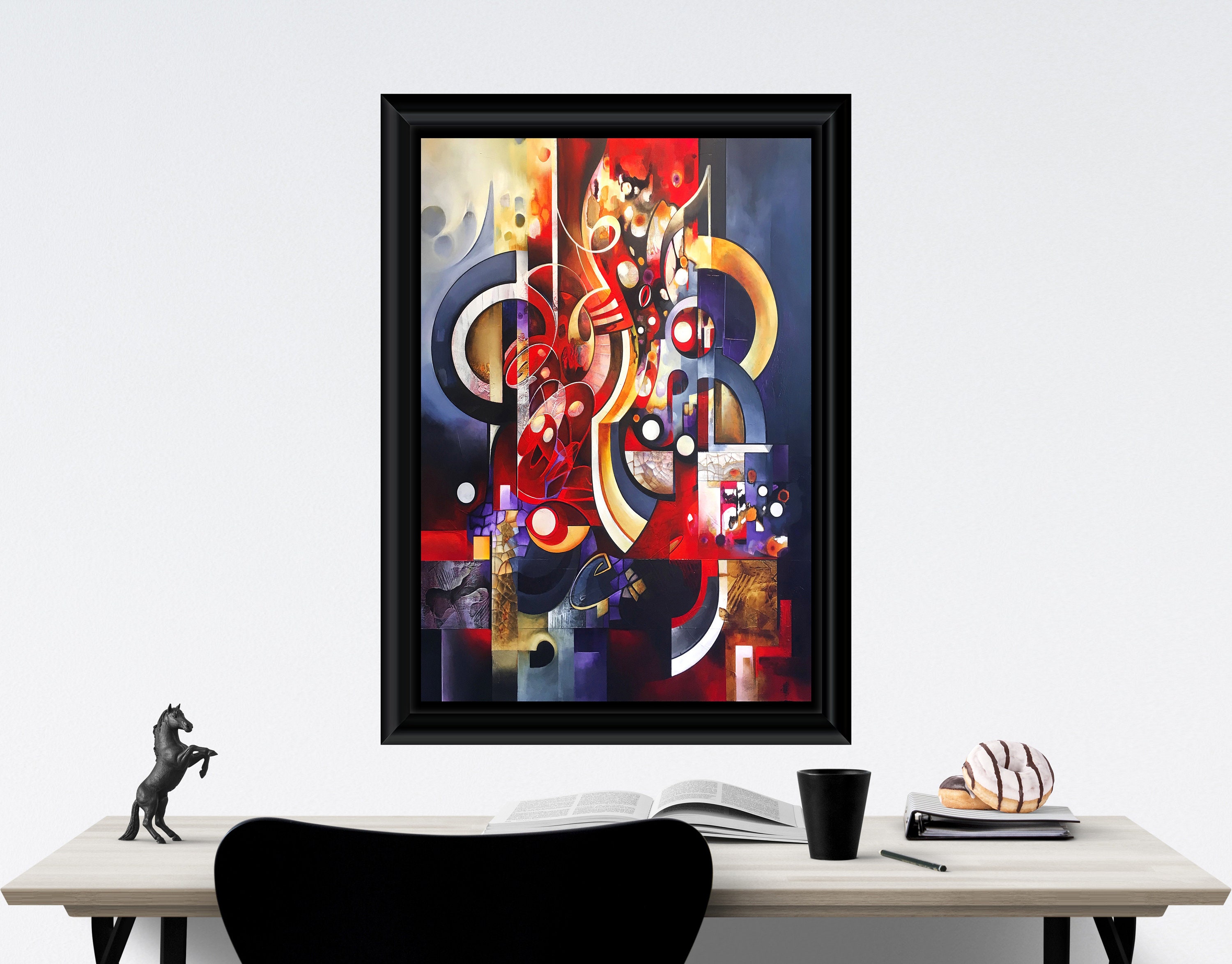 Abstract Print Poster Home decor art Living room print Wall Etsy