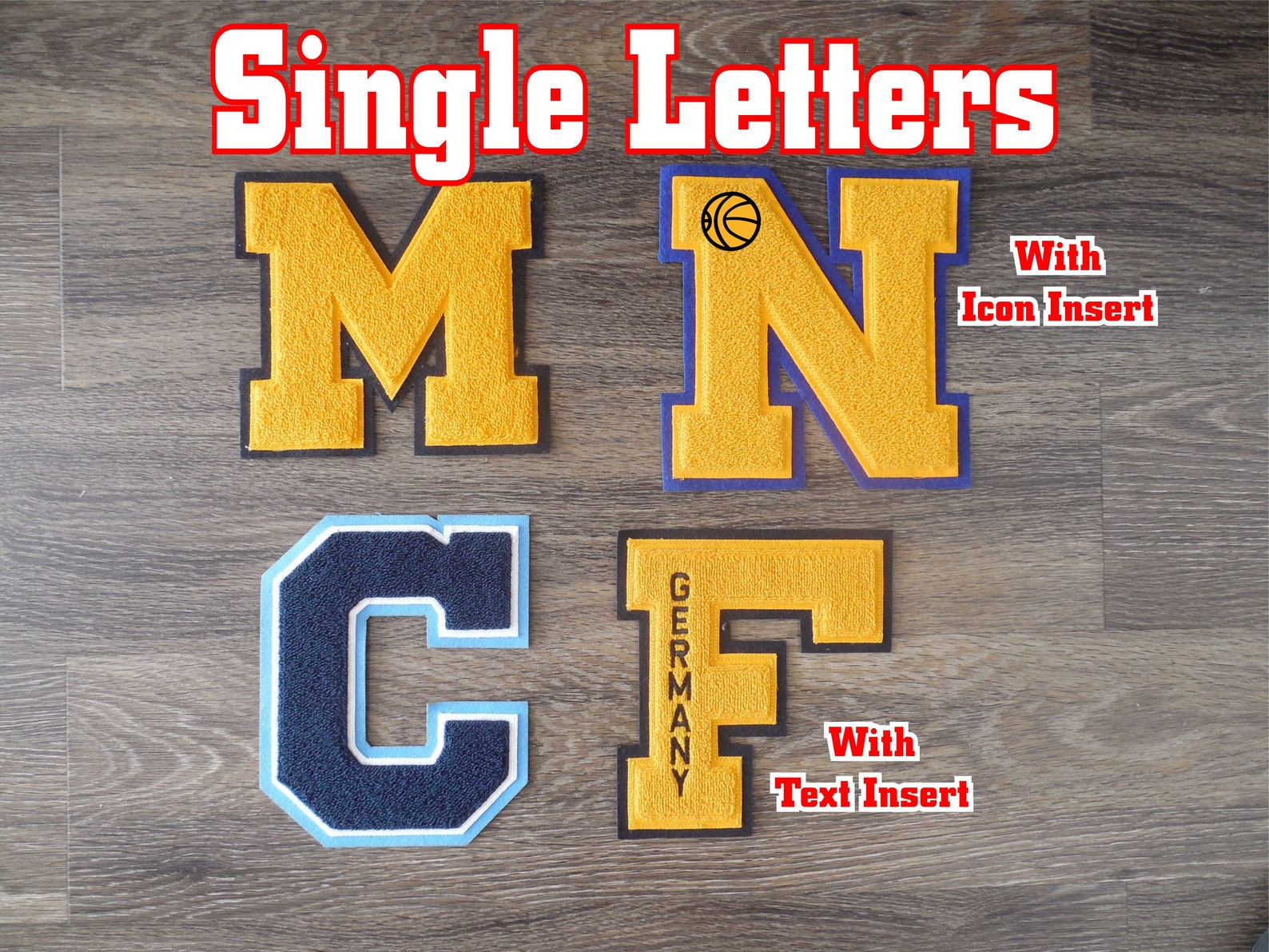 Varsity Letter Custom Chenille for Letterman JacketMade in Etsy
