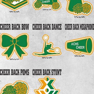 Chenille Cheer & Dance Custom Letterman Jacket Patch - Made in USA - Etsy