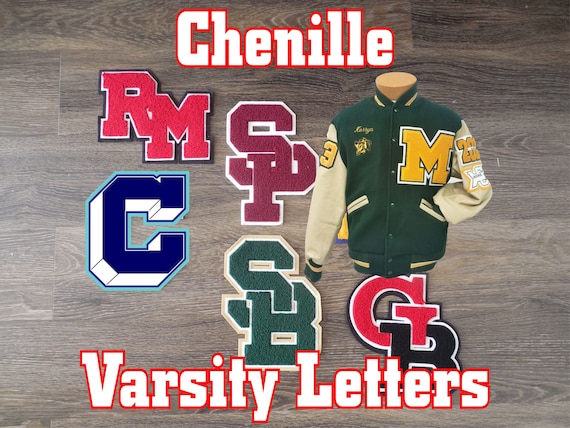 East Central Varsity Jacket Block Lettering Option