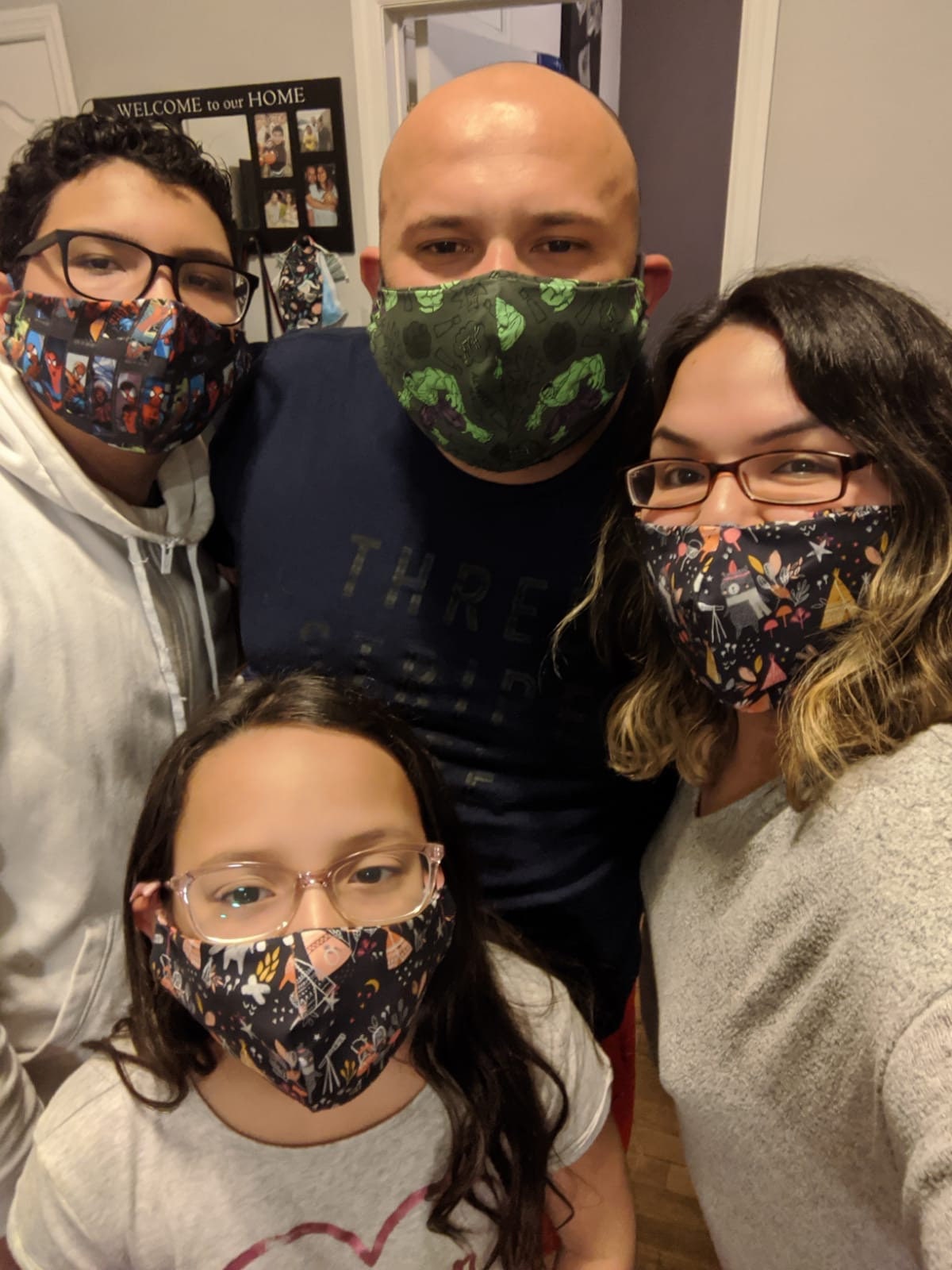 Washable Face Mask British English Hedgehogs Layered w/ Etsy