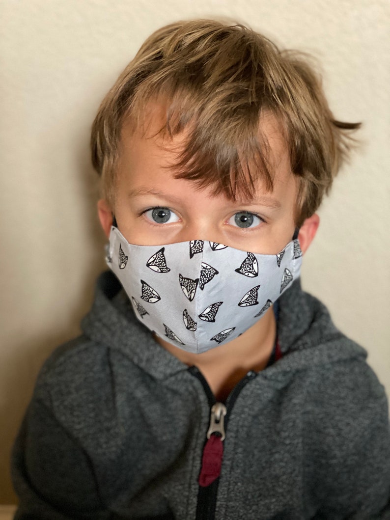 GLAM PLAID Fitted Face Mask Baby Pink Rose Gold Sparkle Etsy