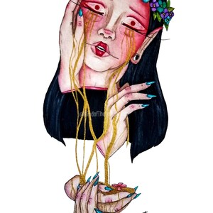 Tears of Gold II Print