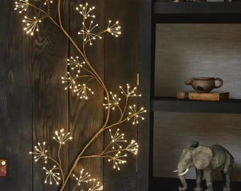 Lampki Woodland Ivy String Lights: ciepła, biała dioda LED do dekoracji wnętrz i ogrodu