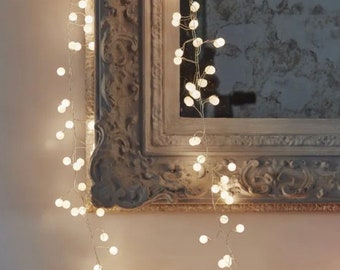 White Snowberry Lights: Mains Powered Fairy Light Decor