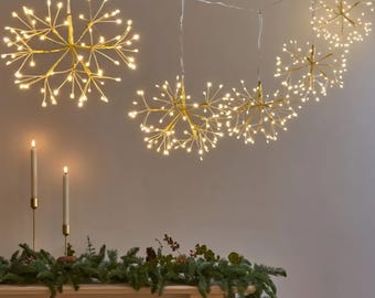 Lampki choinkowe z motywem mniszka lekarskiego | Lampki do wnętrz na wesele, Boże Narodzenie, romantyczną dekorację pokoju, fantazyjny prezent