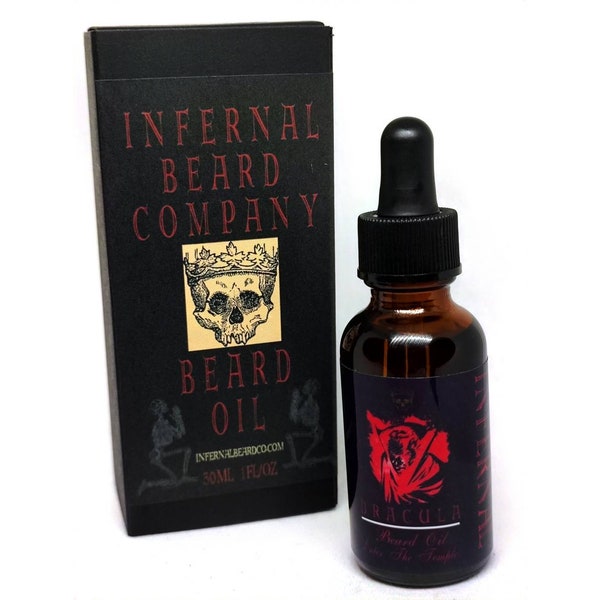 Dracula 30ml - Premium Beard Oil - Scented with Dragons Blood