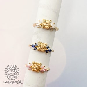 925 Silver Trinity Hmong Phiaj Ring