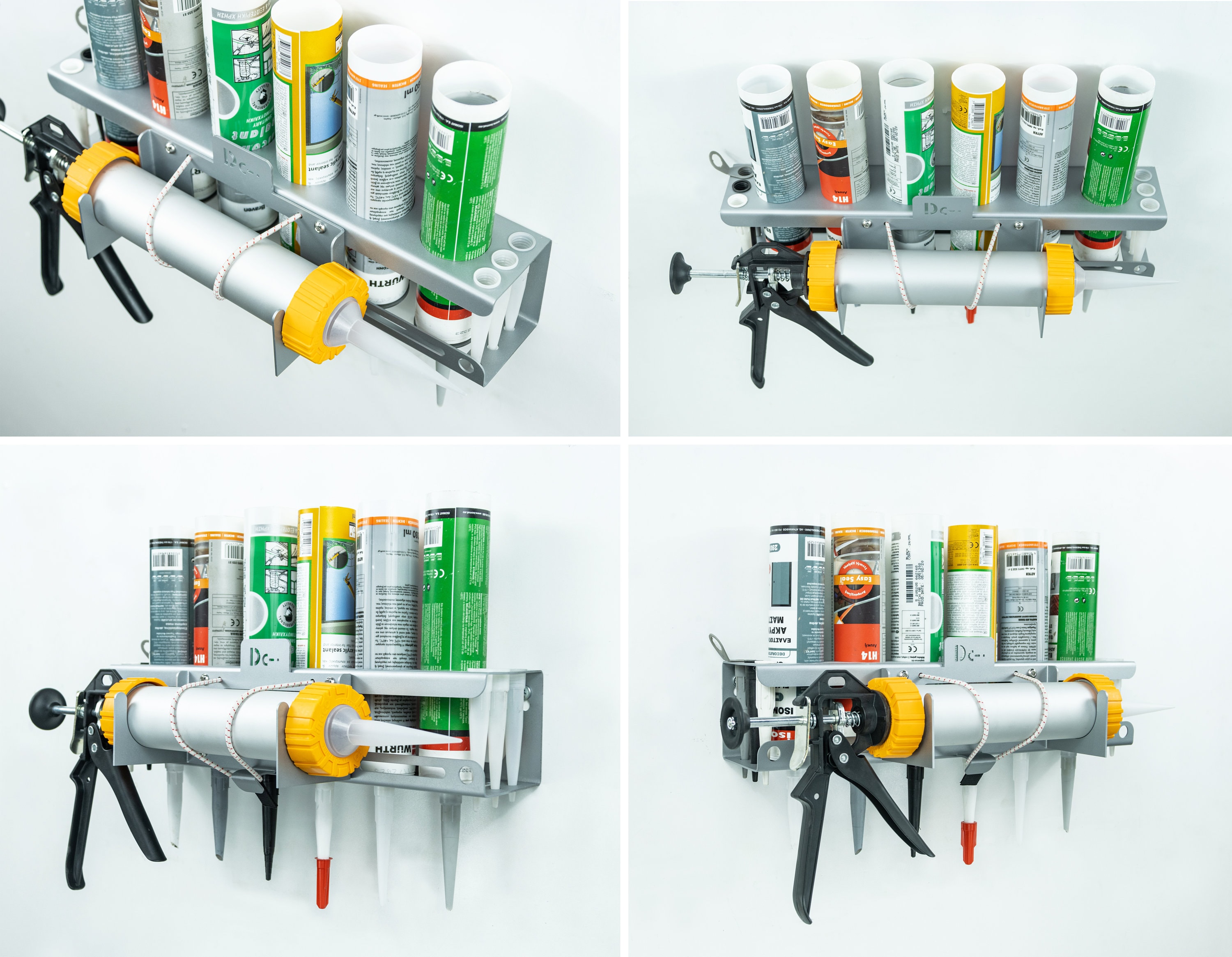 Silicone Tube & Caulking Gun Rack, Wall Mount Storage - Etsy