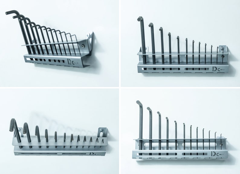 Inclined Rack for Allen Hex Wrenches - Allen Wrench Holder Tool ...