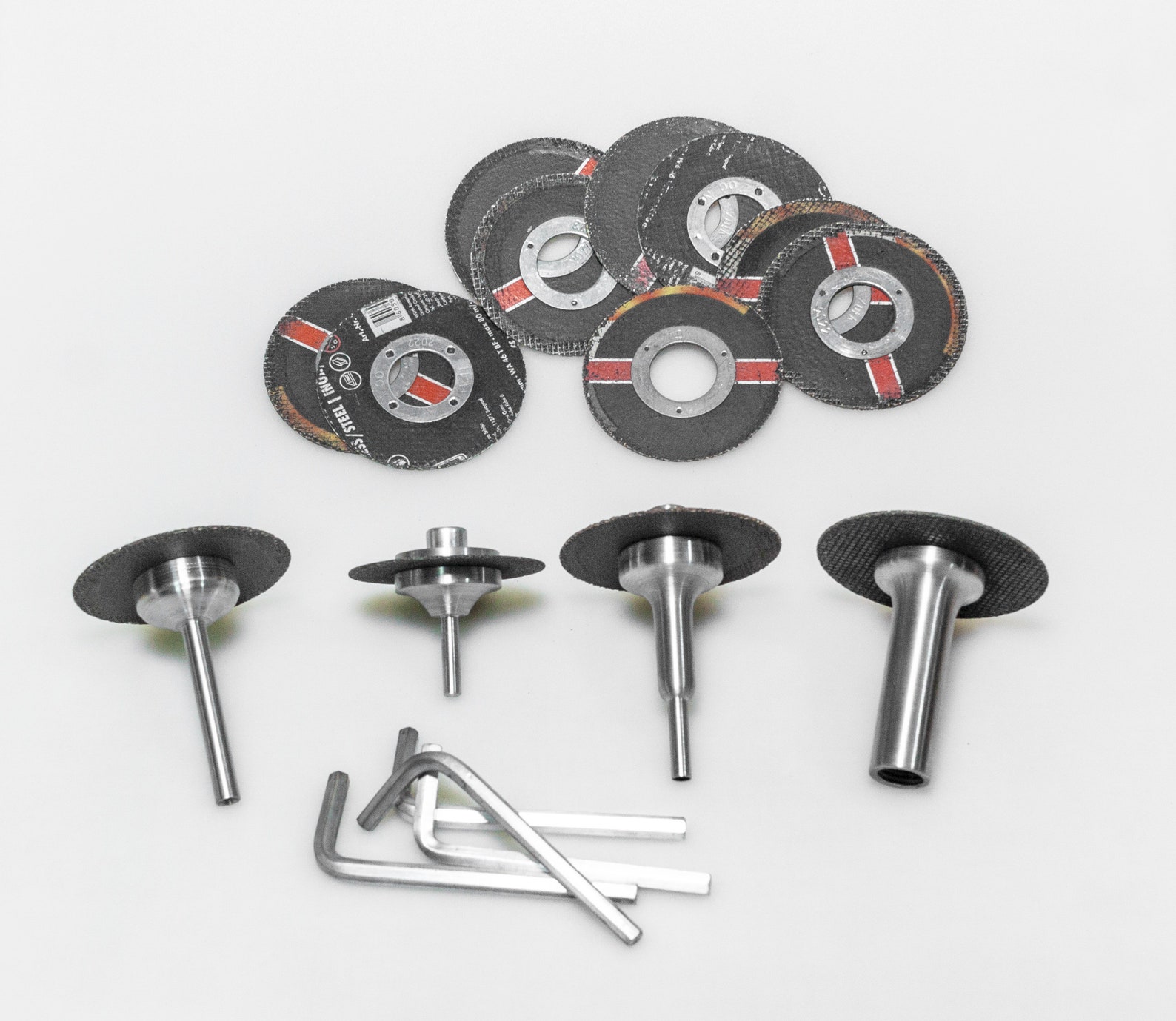 Handmade Cut off Wheel Mandrel Die / Adaptor for Waste Discs and Not