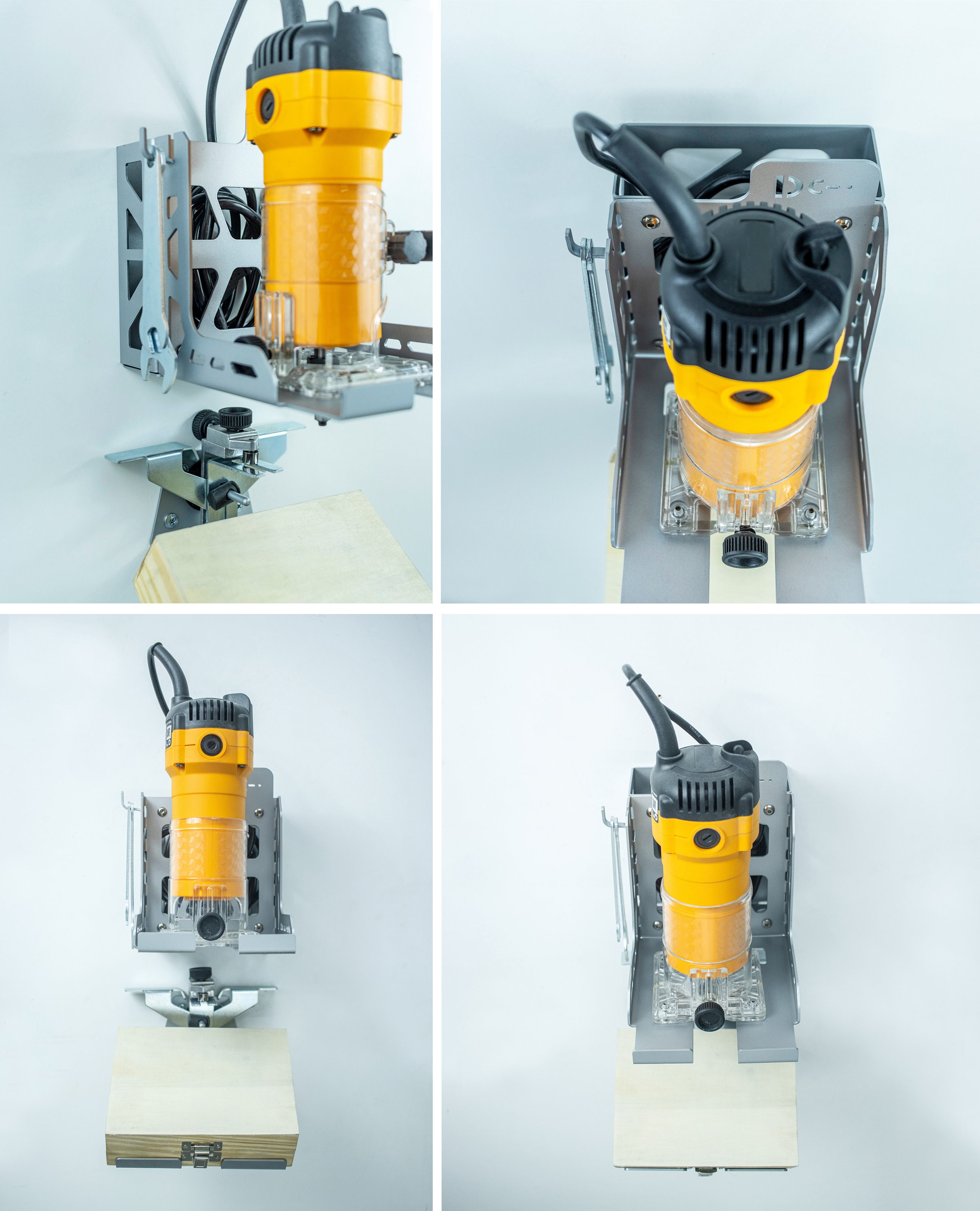 Palm Router Wall Mount: Tool Storage Rack for Dewalt, Milwaukee, Makita ...
