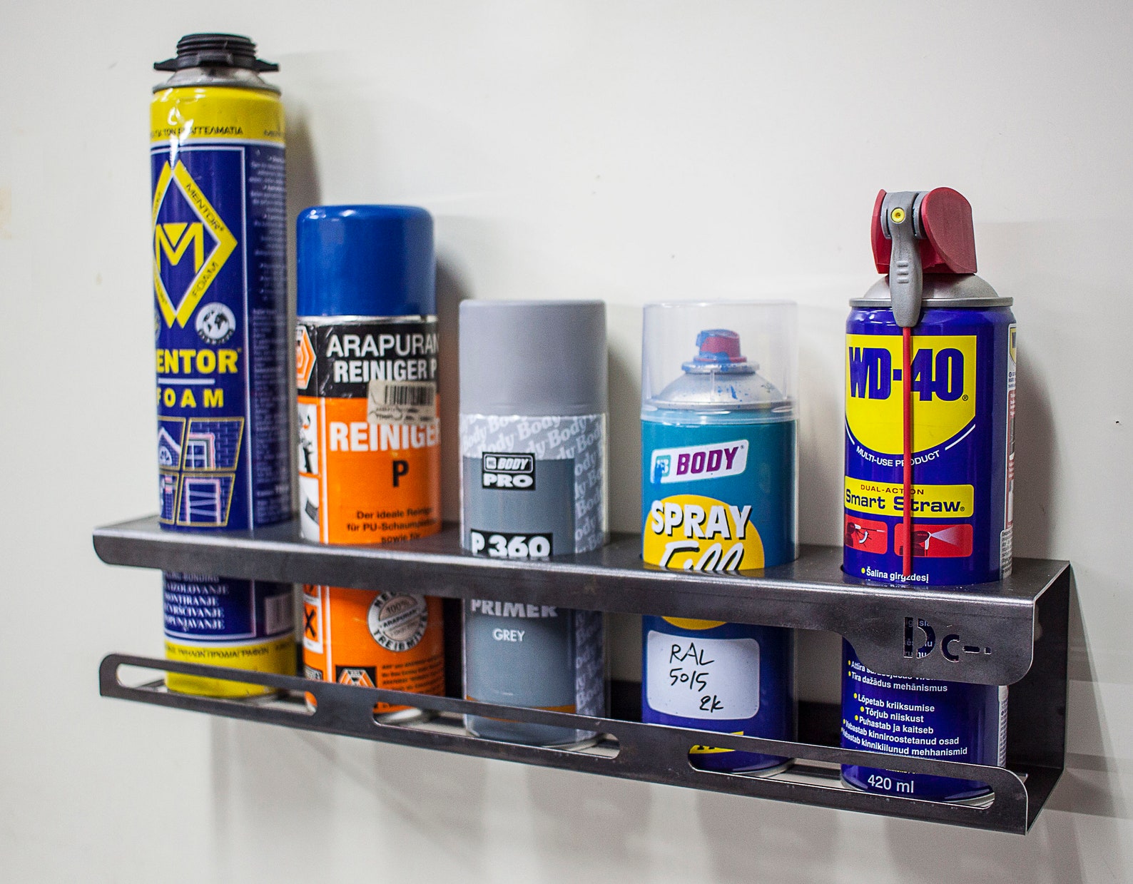 Spray Can Rack / Aerosol Can Holder & Lube Storage Rack Wall Etsy