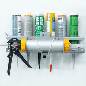 Silicone Tubes Rack & Caulking Applicator Gun With Horizontally Base ...