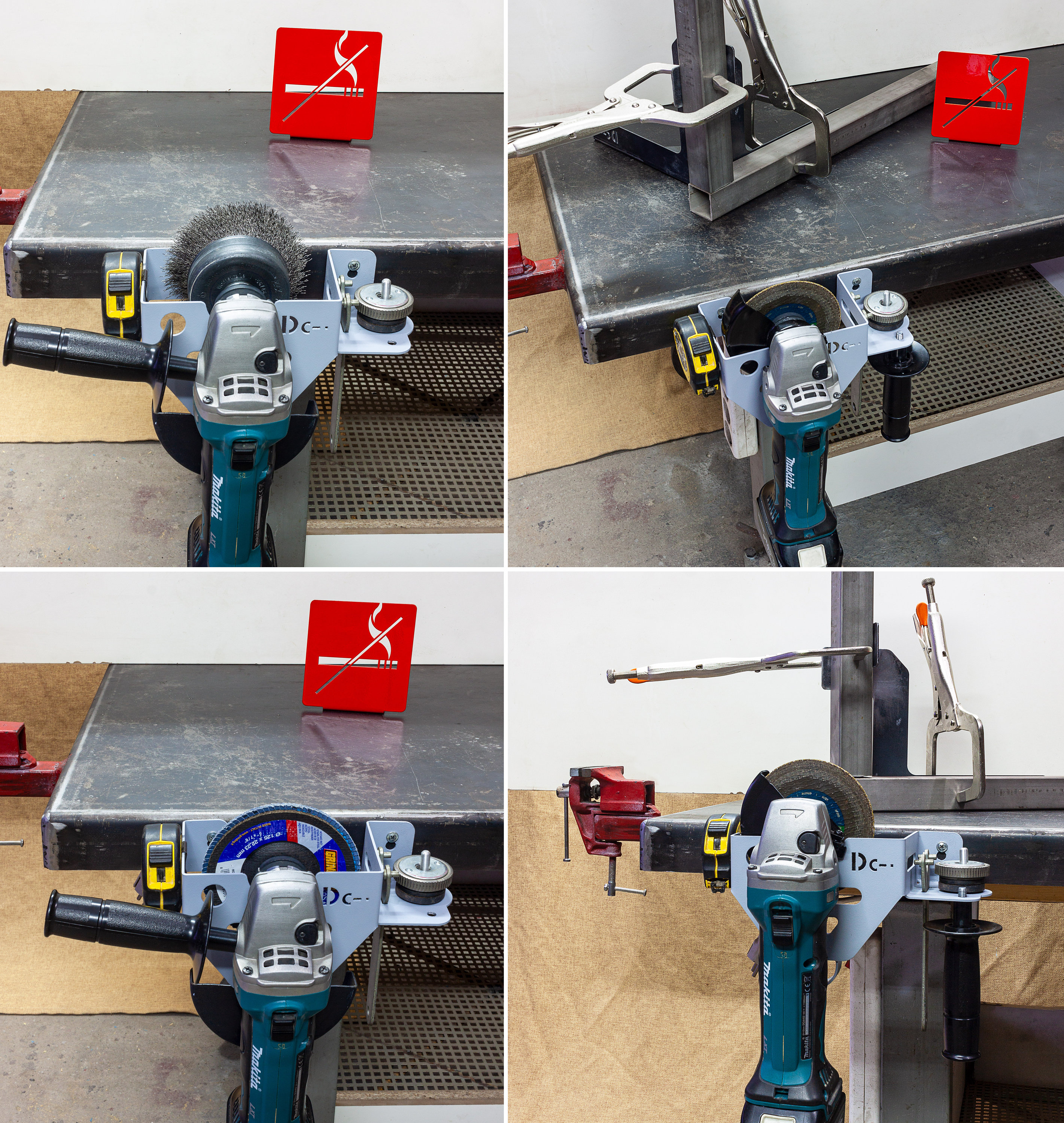 Angle Grinder Rack for Workbench or Wall Mount for 5'' Etsy Australia