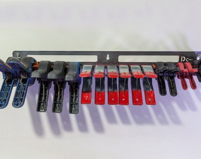 Clamps Rack Storage Spring Clamps Storage Wall Tool Etsy