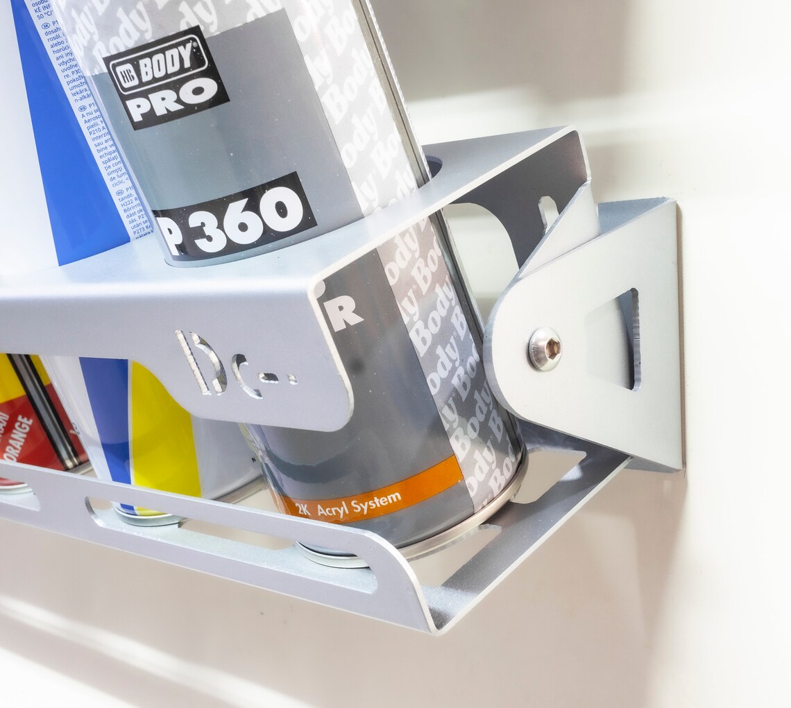 Spray Can Rack / Aerosol Can Holder & Lube Storage Rack Wall Etsy