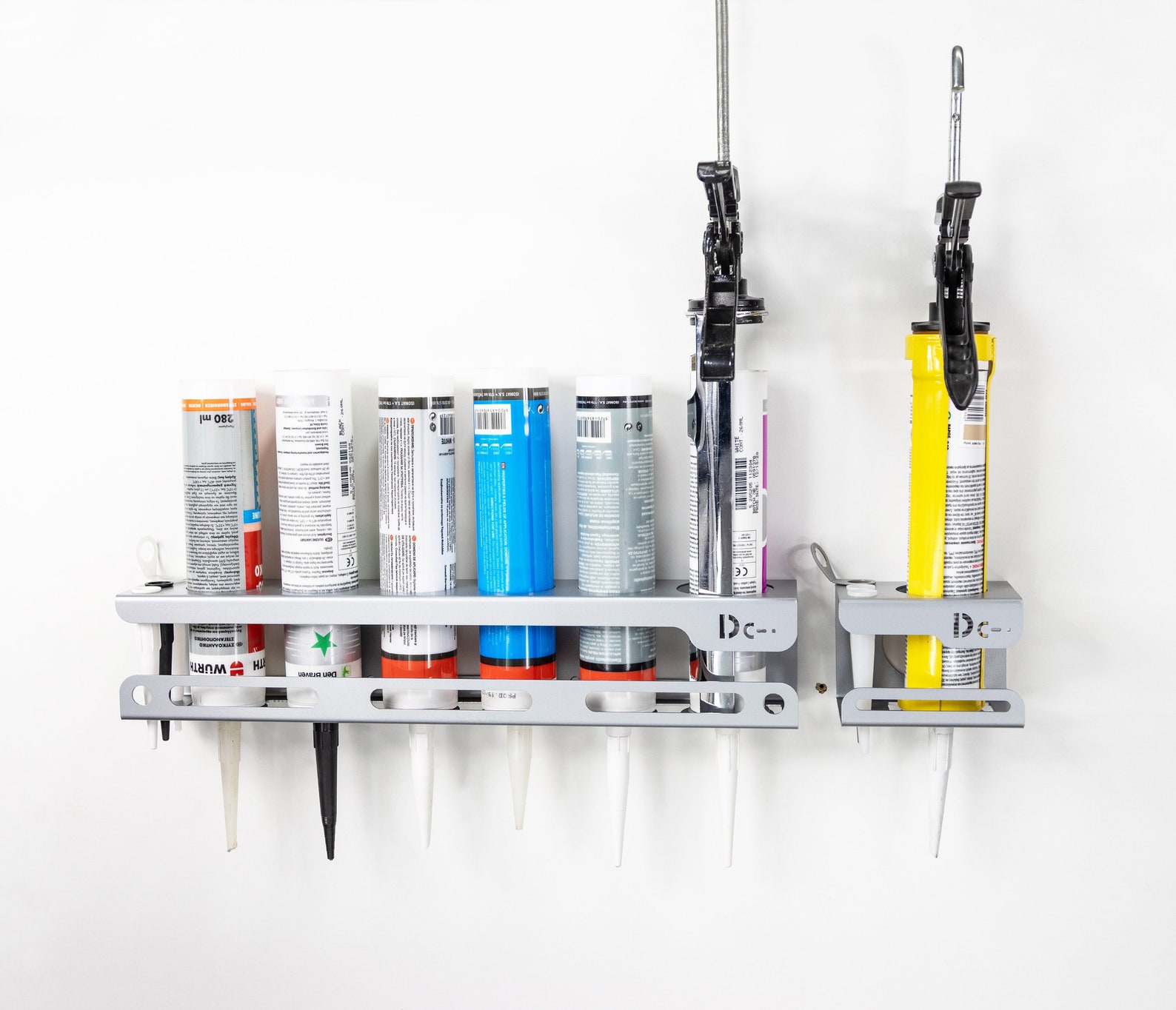 Silicone Tube Storage Rack, Adhesives Caulks Sealants & Applicator Gun