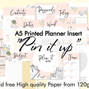 Happy Planner Printable 7x9.25 - with monthly tarot spread