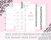 2026 preprinted Skinny Mini Happy Planner refill, shipping from Ukraine