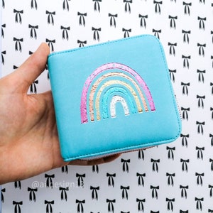 Rainbow portemonnee, Pride portemonnee, gepersonaliseerd cadeau, stijlvolle aangepaste portemonnee, kaarthouder, LGBTQ gay cadeau