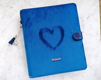 Handmade Velour Planner Cover: Classic Happy Planner Holder