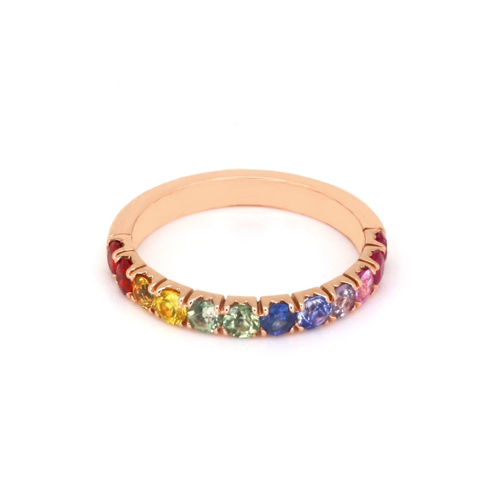 Rainbow infinity ring hotsell