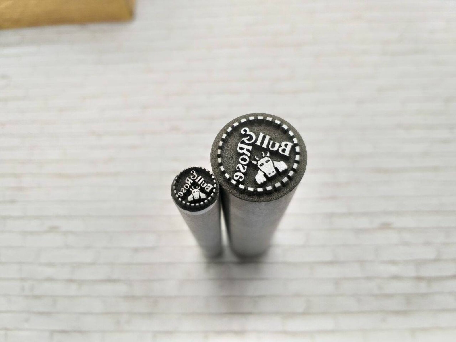 Custom Hard Metal Stamp Press stamp Impressart Punch stamp Etsy