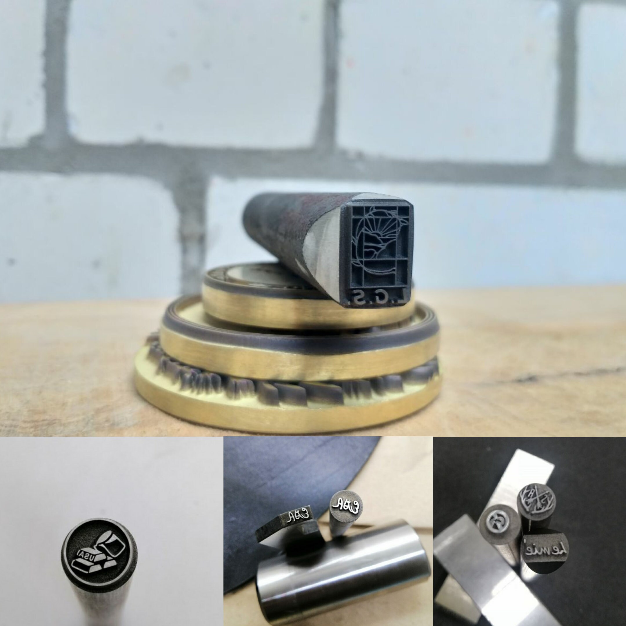 Personalized Hard Metal stamp/Stamping supplies/Rubber stamp Etsy