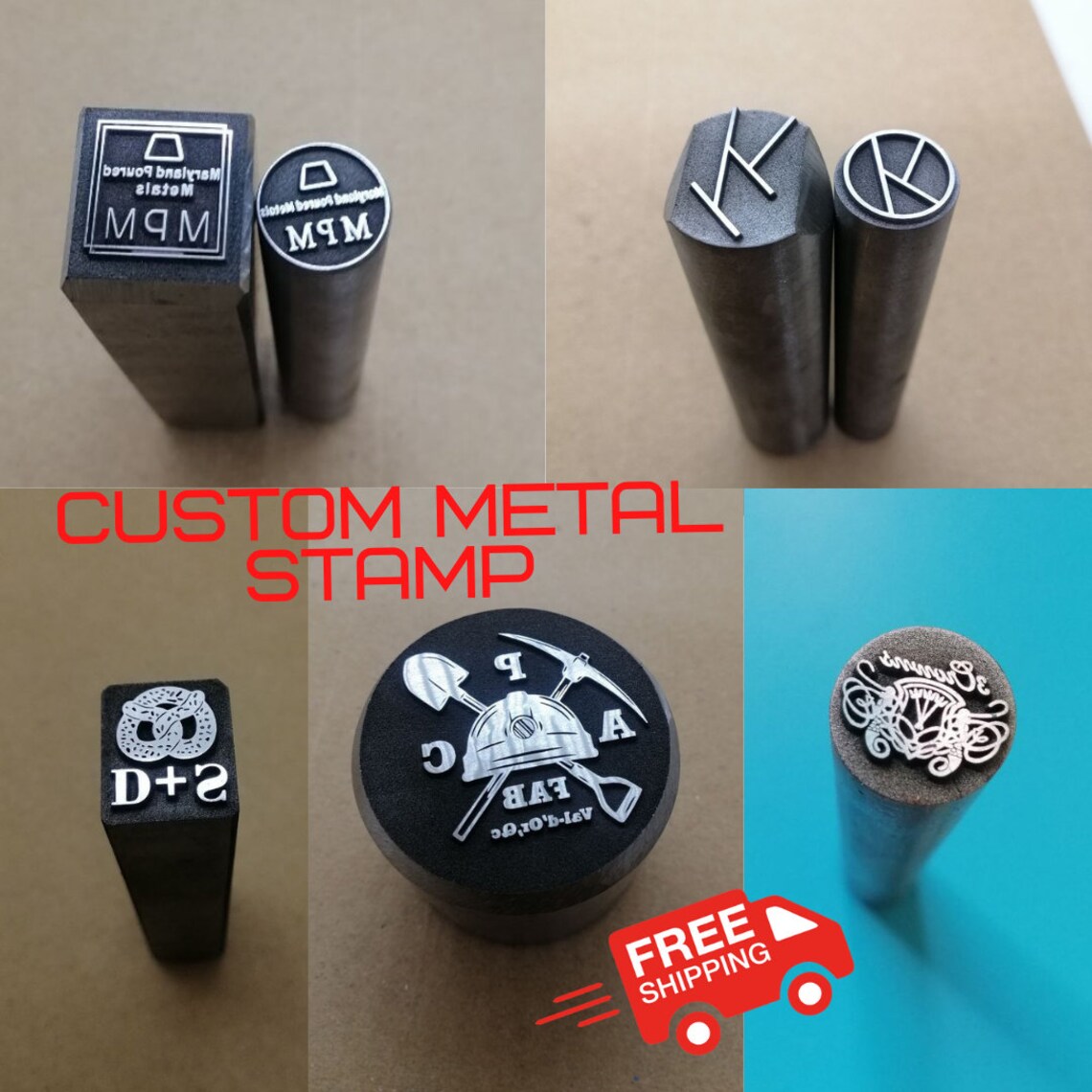 Customized Metal Stamp Press stamp Jewelry Stamping Custom Etsy