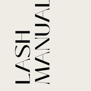 Eyelash Training Manual ebook Classic, hybrids, volume