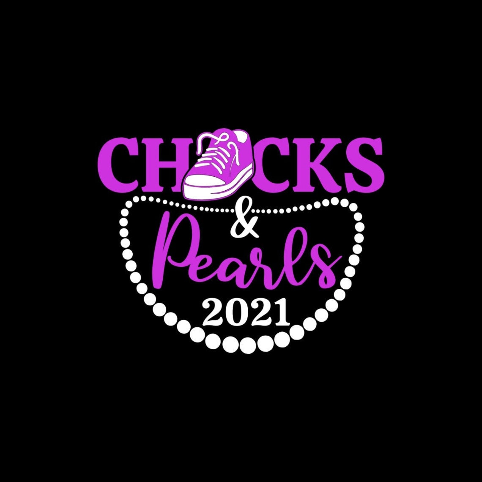 Chucks and Pearls Svg Png Cut Files Vinyl Clip Art digital Etsy