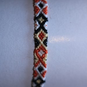 BRACELET D'AMITIE BRÉSILIEN porte-bonheur, fait main, tissé, coton, personnalisé, ajustable image 6