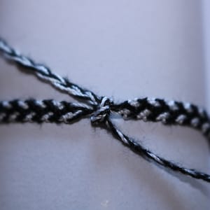 BRACELET D'AMITIE BRÉSILIEN porte-bonheur, fait main, tissé, coton, personnalisé, ajustable image 4