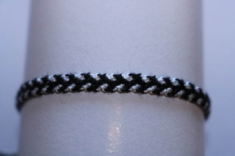 BRACELET D'AMITIE BRÉSILIEN porte-bonheur, fait main, tissé, coton, personnalisé, ajustable image 5