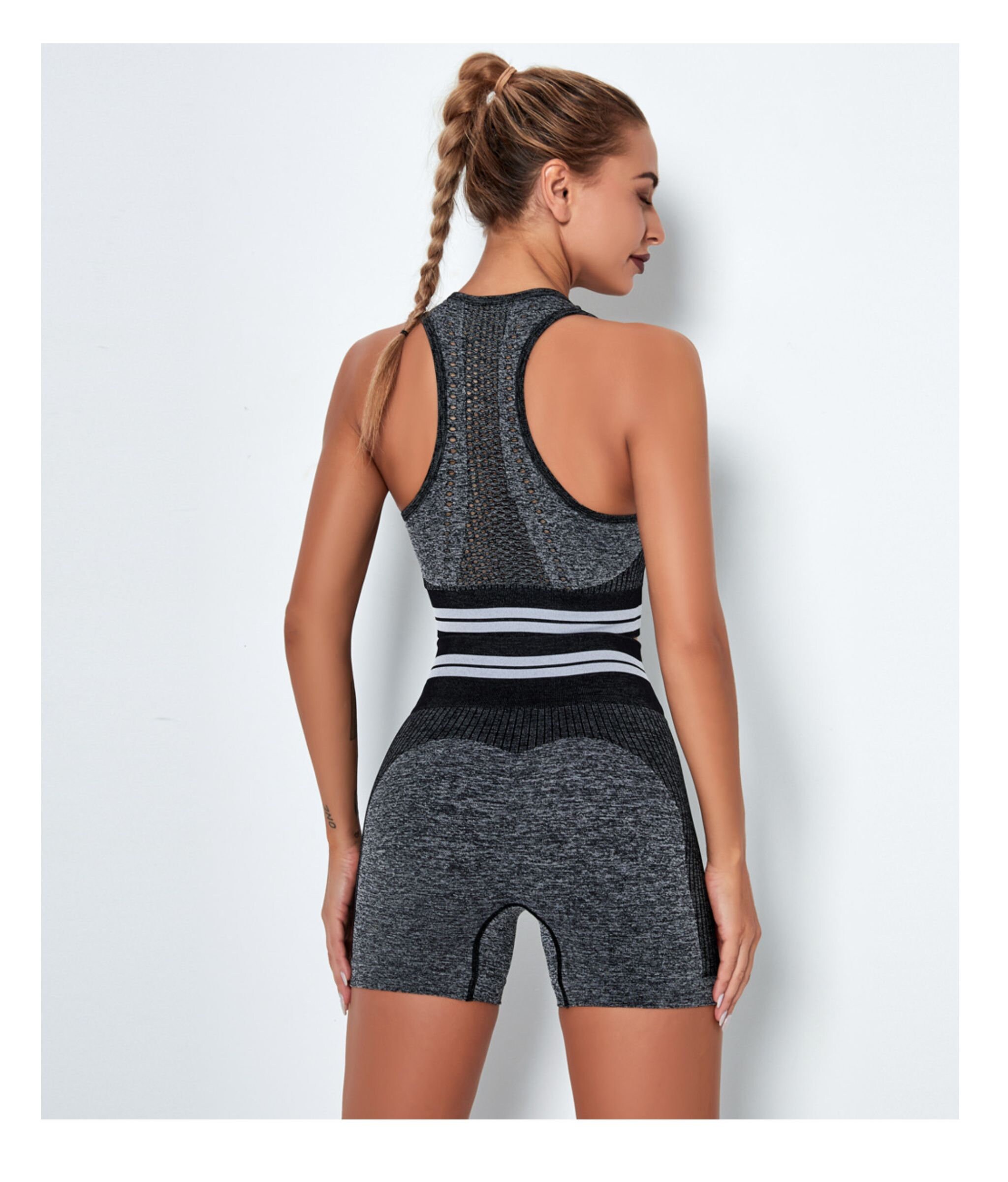 2 pieces Yoga Set Shorts and BRA Sport Running Fitness Workout Etsy