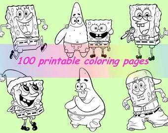 Download Spongebob Pages Etsy