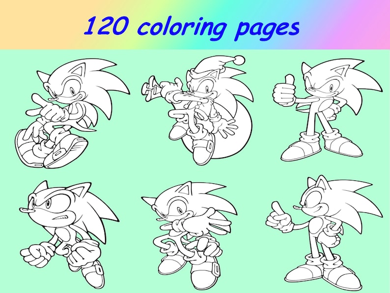 Download Coloring pages Sonic PDF Sonic the Hedgehog Colouring ...