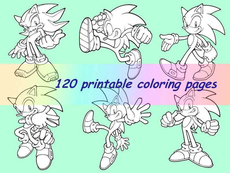 Download Coloring pages Sonic PDF Sonic the Hedgehog Colouring ...