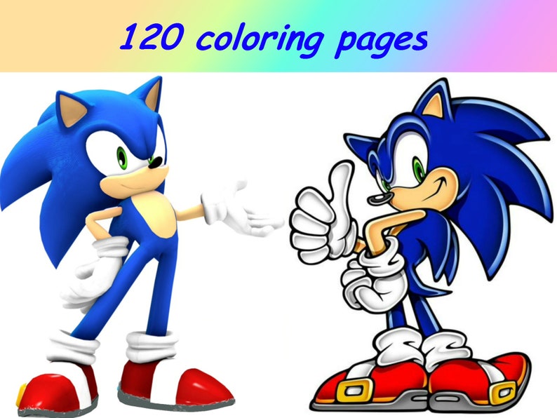 Coloring pages Sonic PDF Sonic the Hedgehog Colouring ...