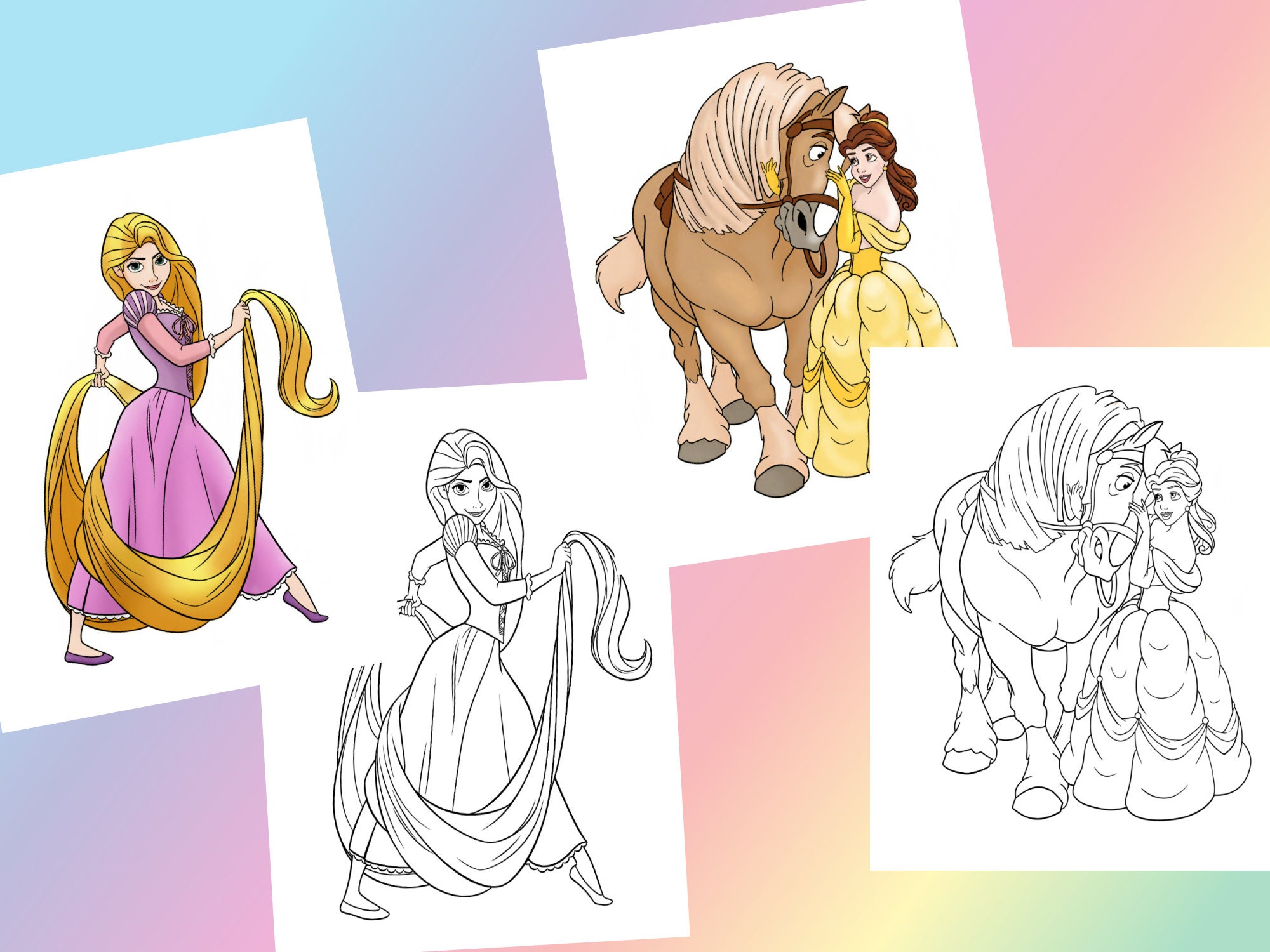 Enchanted coloring pages Kids Printable Coloring PagesAll | Etsy