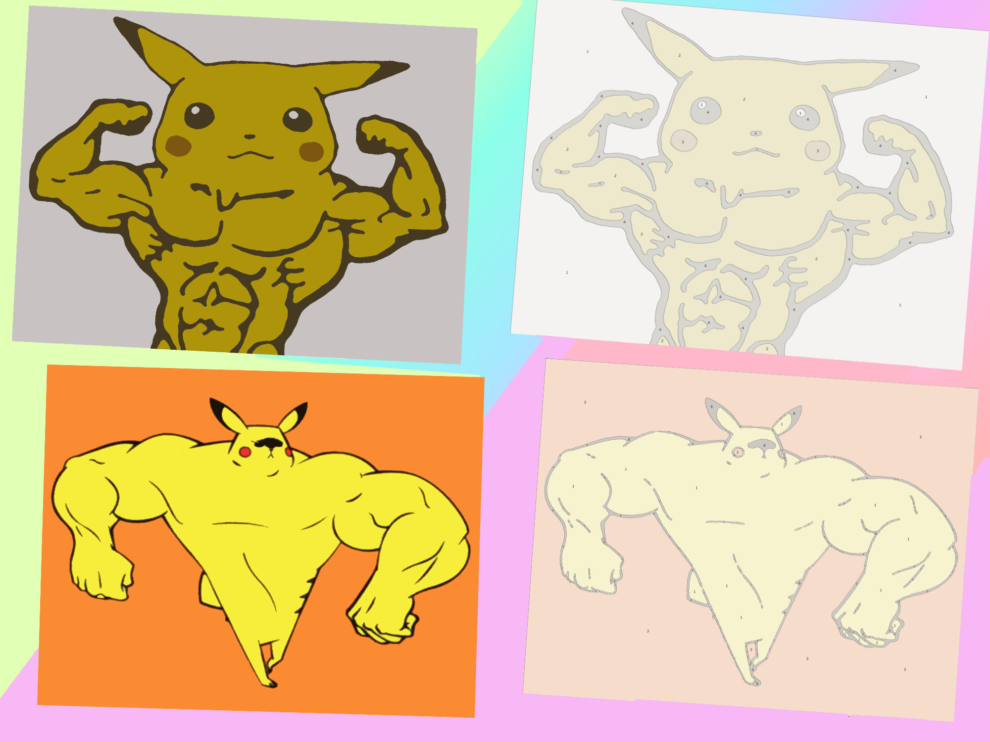 10 Buff Pokémon Coloring Book: Unleash Your Inner Artist with These Muscular Masterpieces