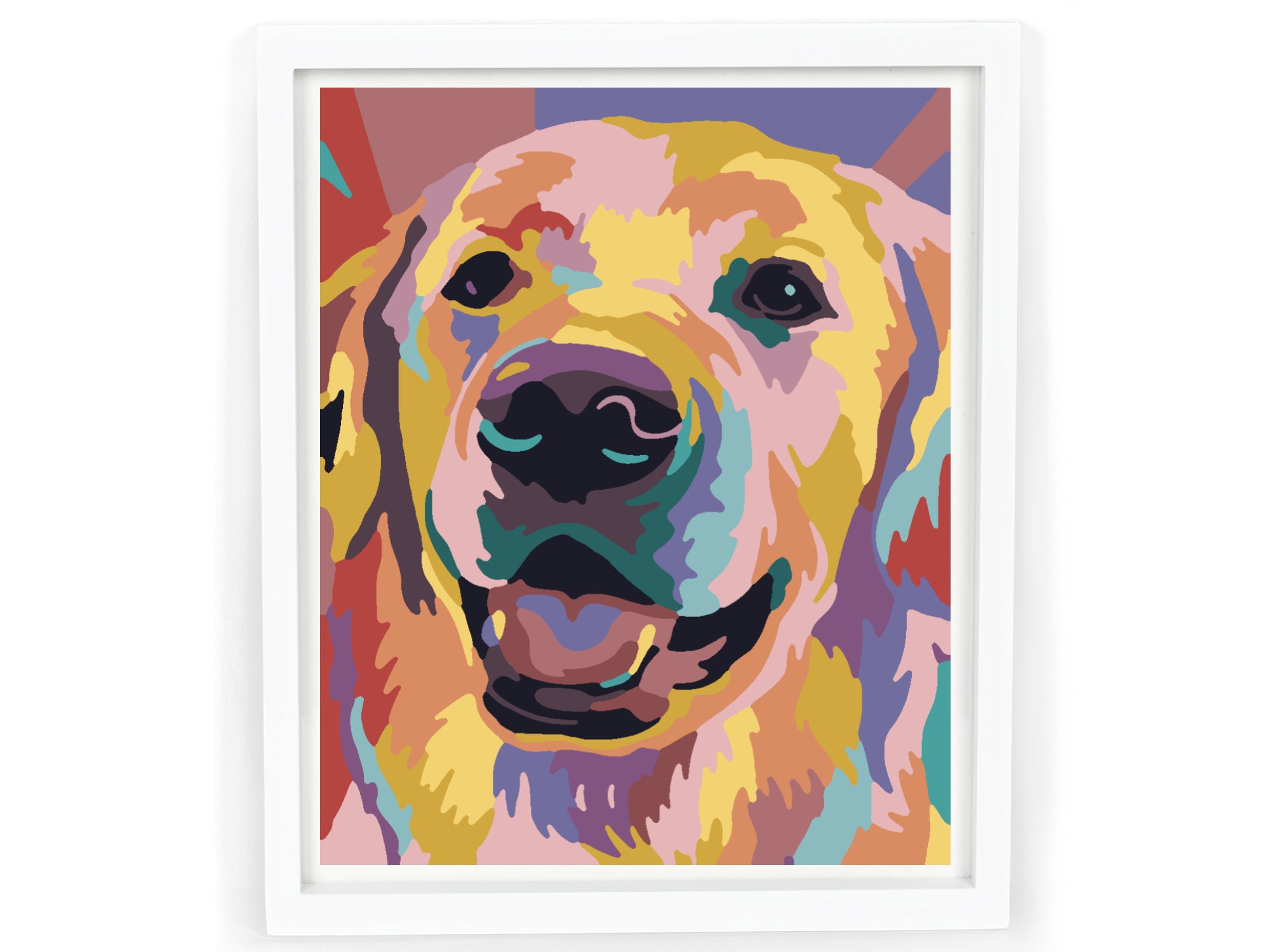Painting By The Number Dogs PDF For Adults Kids Printable Etsy