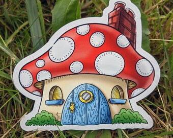 The Mushroom House (Magnets)