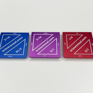Trim Reveal Tool | trim molding spacer/reveal all 3 device. Designed in California. 3/16″ and 1/4&quot; and combo. FREE SHIPPING.
