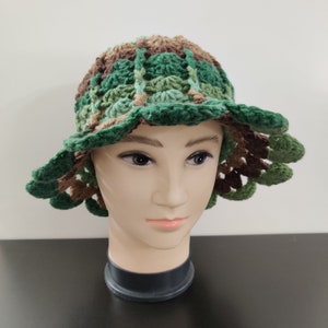 Easy Crochet Hat – Crochet Bucket Hat – Sun Hat for Summer - Sea Shells Bucket Hat PDF Download