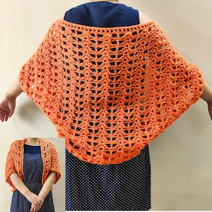 Easy Crochet Cocoon Shrug Pattern for Beginners - Cocoon Cardigan Pattern- Sunshine Cocoon Shrug Digital Download PDF