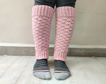 Crochet Shell Leg Warmers , Crochet PDF Digital Download Pattern , Crochet Legwarmers , Ribbed Leg Warmers Pattern Digital Download PDF