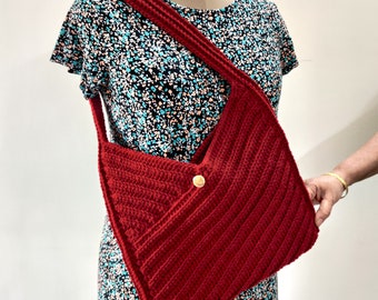 Crochet Bag Pattern-Crochet Handbag Pattern-Crochet Tote Bag-Boho Bag-Beach bag-Shoulder Bag-Market Bag-Purse-pattern for women PDF download