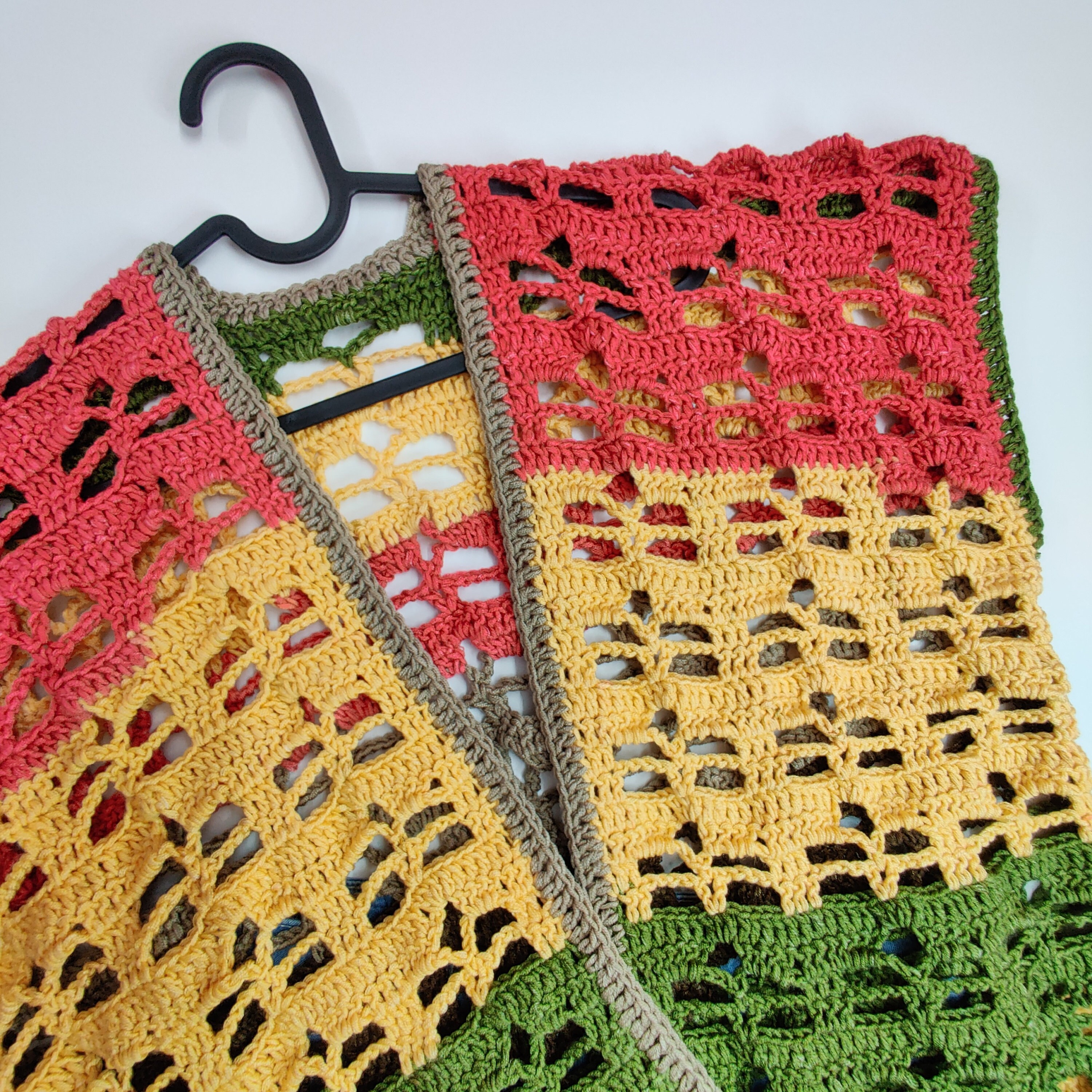 Crochet Flower Cardigan Vest Patterncrochet Pattern Vest Top Etsy